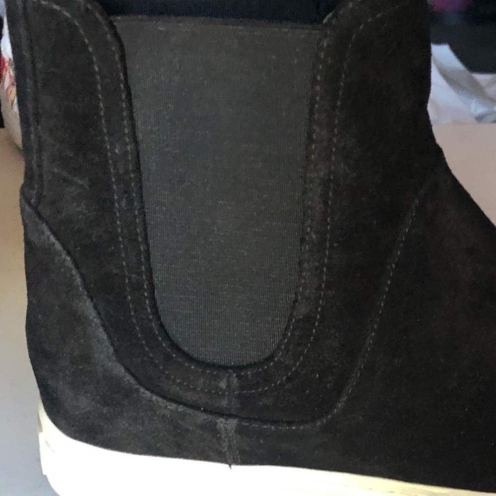 Vince Kelowna Sneaker Black Pewter Sport Suede size 6 - Picture 6 of 7